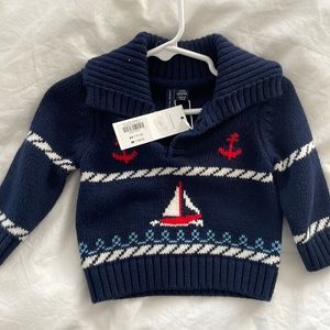 Janie and jack nautical knit sweater